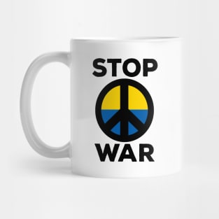 Stop War Flag of Ukraine Mug